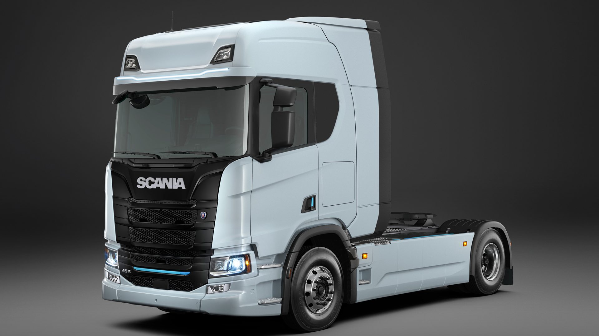 scania e-truck range