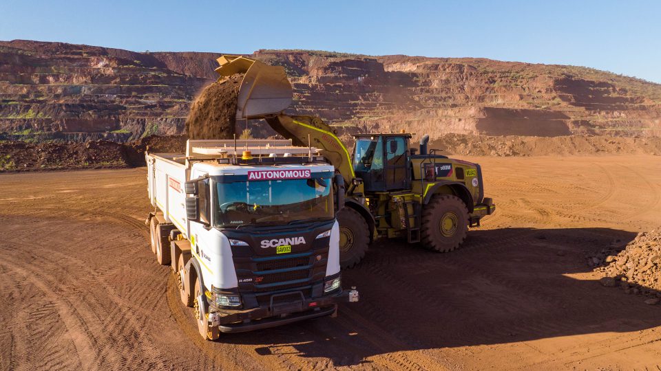 scania mining trucks