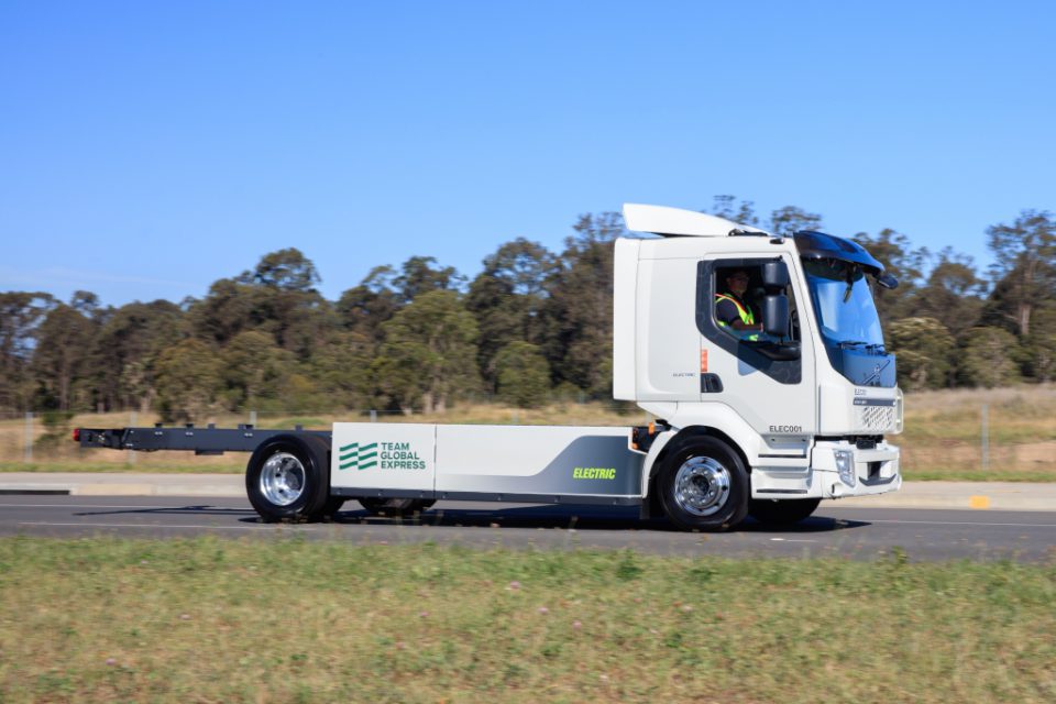 The Volvo from Down Under record order for electric trucks in