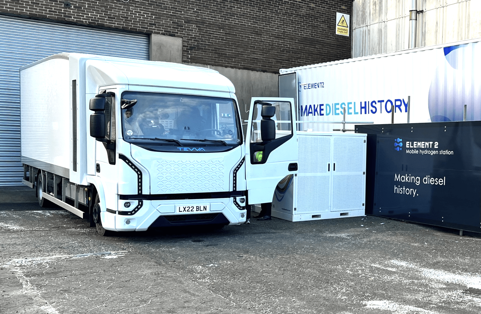 Tevva hydrogen-electric truck 1