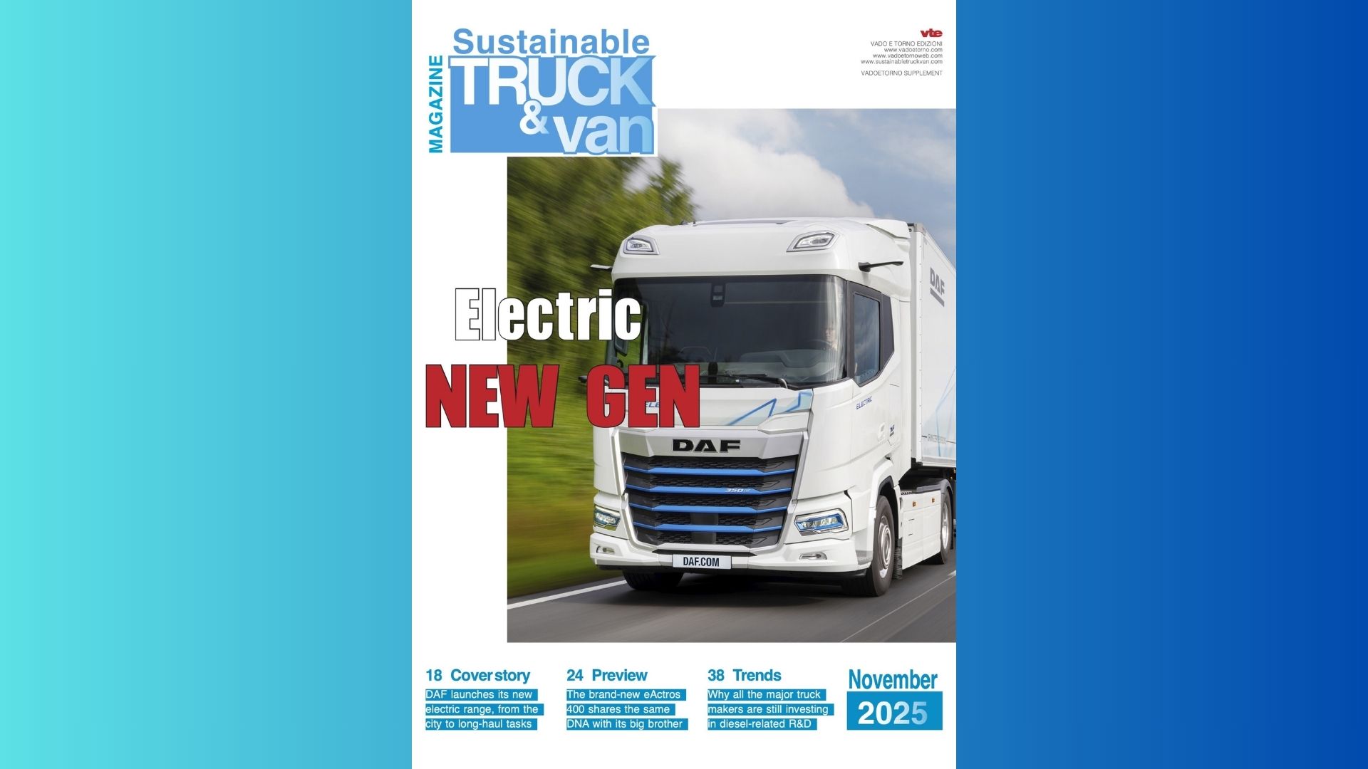 New Issue Read the new issue of Sustainable Truck&Van magazine. Out now ...